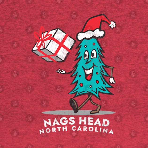 Nags Head, NC Vacationing Christmas Tree by Contentarama